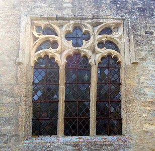 The north aisle east window May 2011